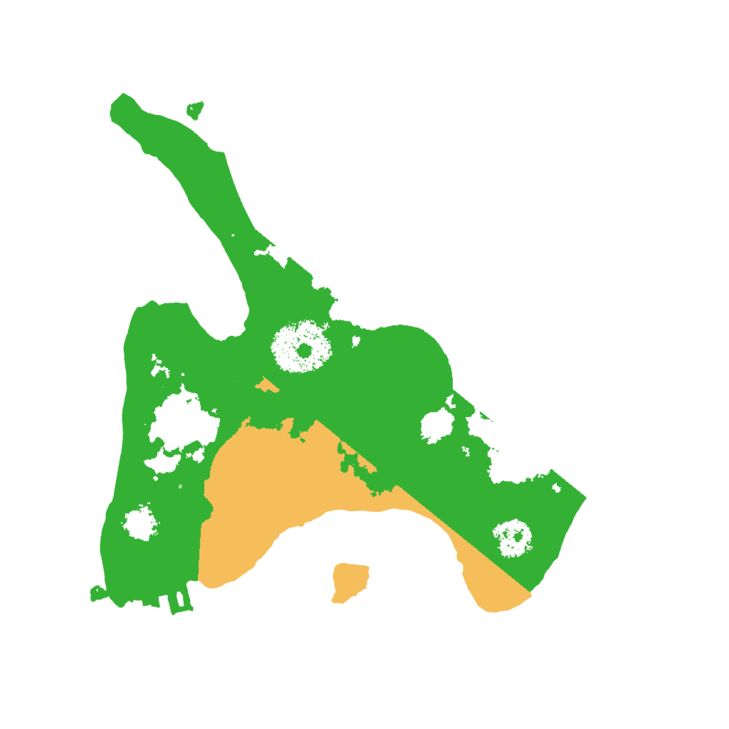 Biome Rust Map: Procedural Map, Size: 2000, Seed: 891343