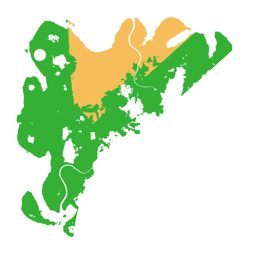 Biome Rust Map: Procedural Map, Size: 3750, Seed: 98456