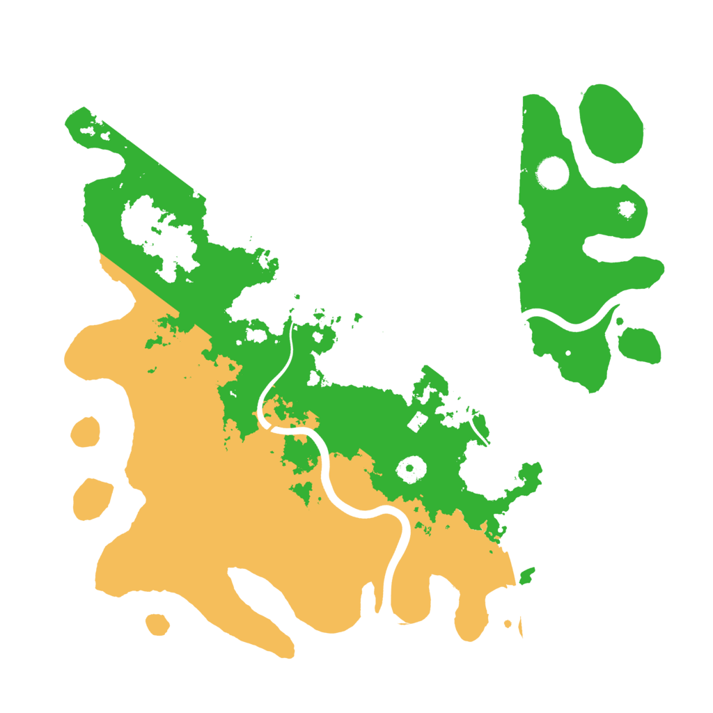 Biome Rust Map: Procedural Map, Size: 3850, Seed: 1946060501