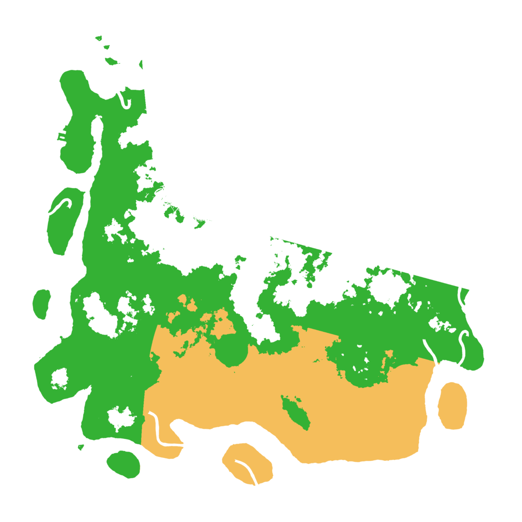 Biome Rust Map: Procedural Map, Size: 4250, Seed: 4187803