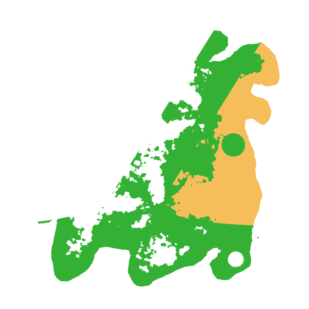 Biome Rust Map: Barren, Size: 3500, Seed: 159753