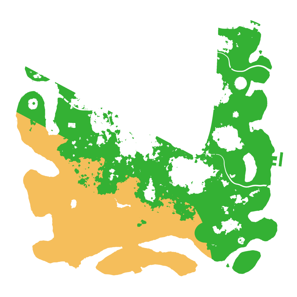 Biome Rust Map: Procedural Map, Size: 4250, Seed: 5316909