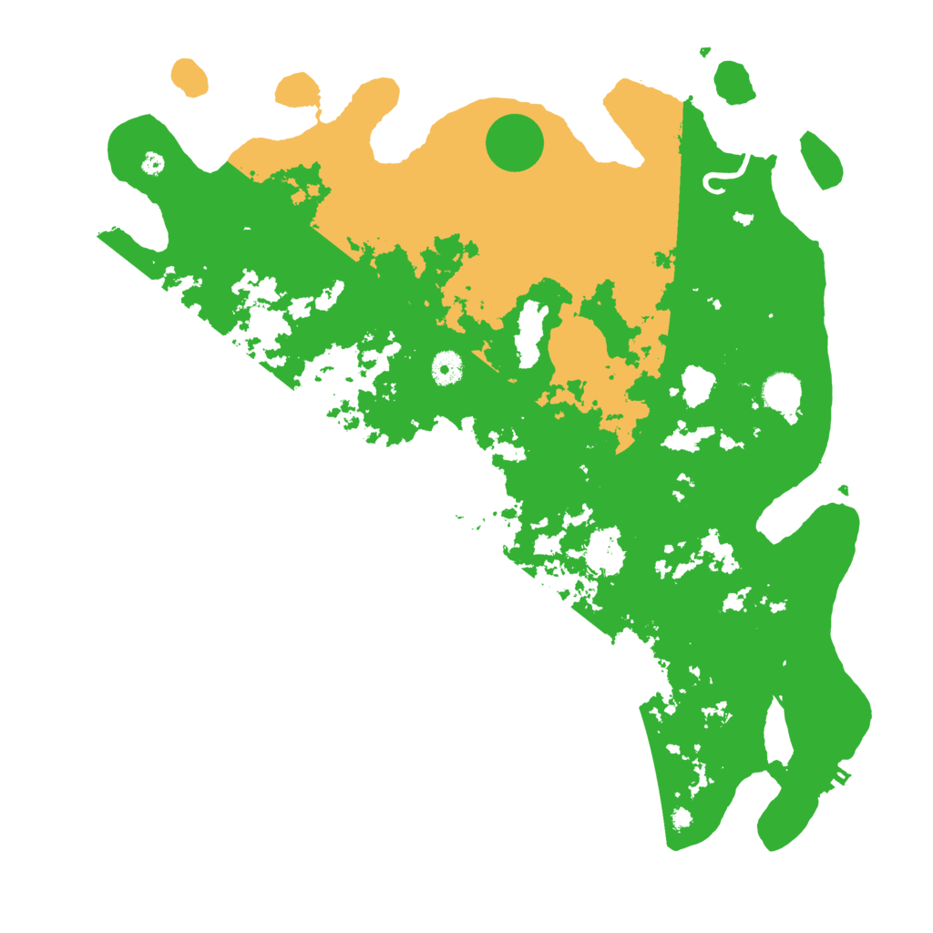 Biome Rust Map: Procedural Map, Size: 4250, Seed: 5837605