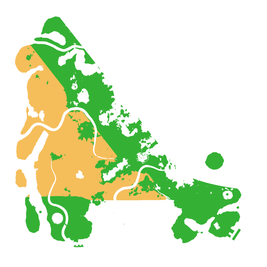 Biome Rust Map: Procedural Map, Size: 4250, Seed: 2069153