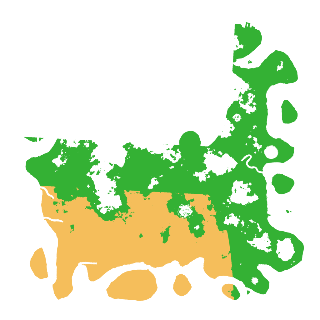 Biome Rust Map: Procedural Map, Size: 4250, Seed: 135857