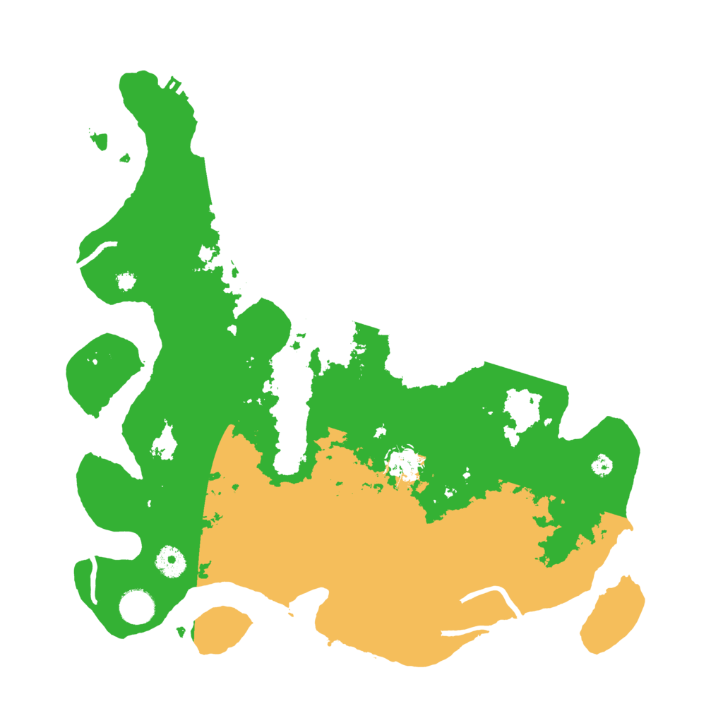 Biome Rust Map: Procedural Map, Size: 3625, Seed: 13825