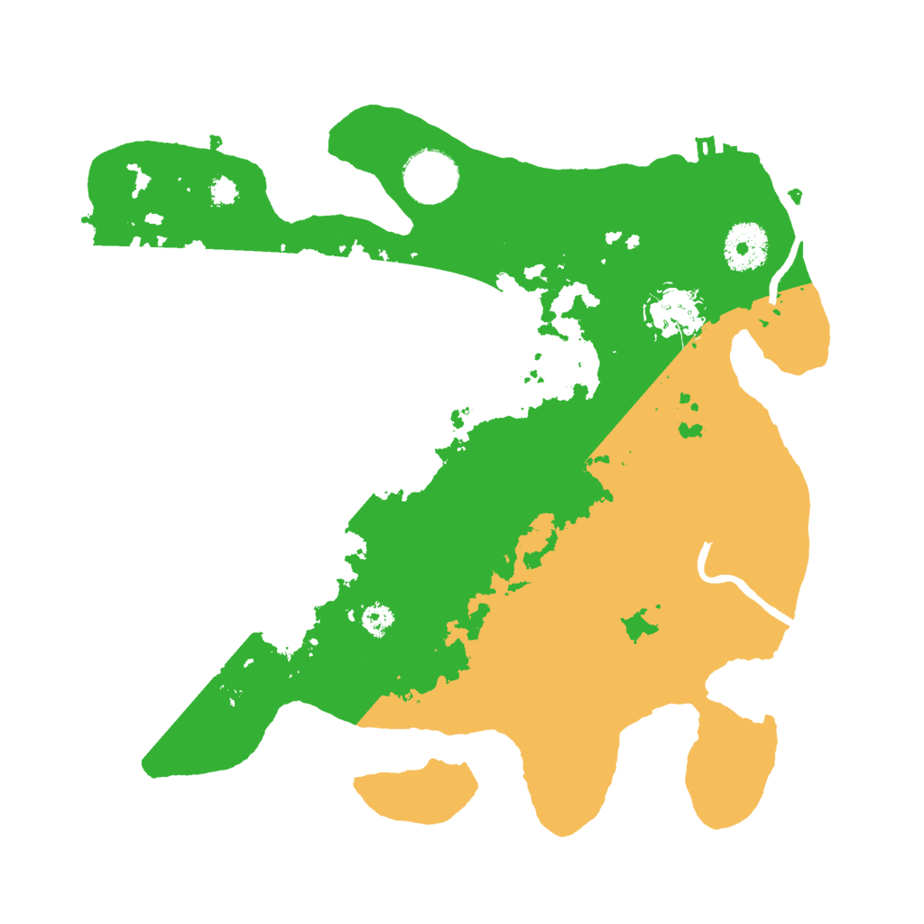 Biome Rust Map: Procedural Map, Size: 3000, Seed: 1335814300