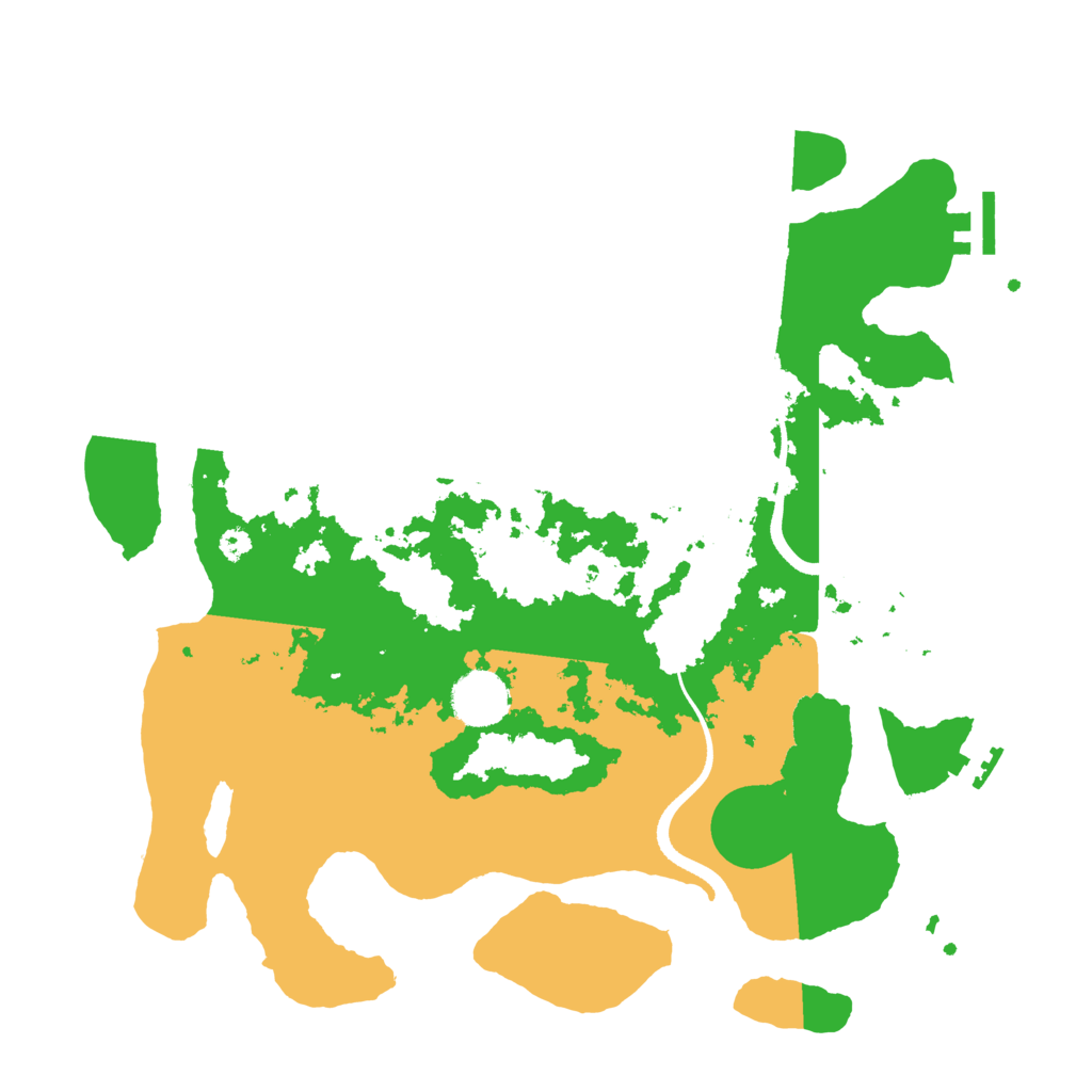 Biome Rust Map: Procedural Map, Size: 3500, Seed: 20220421