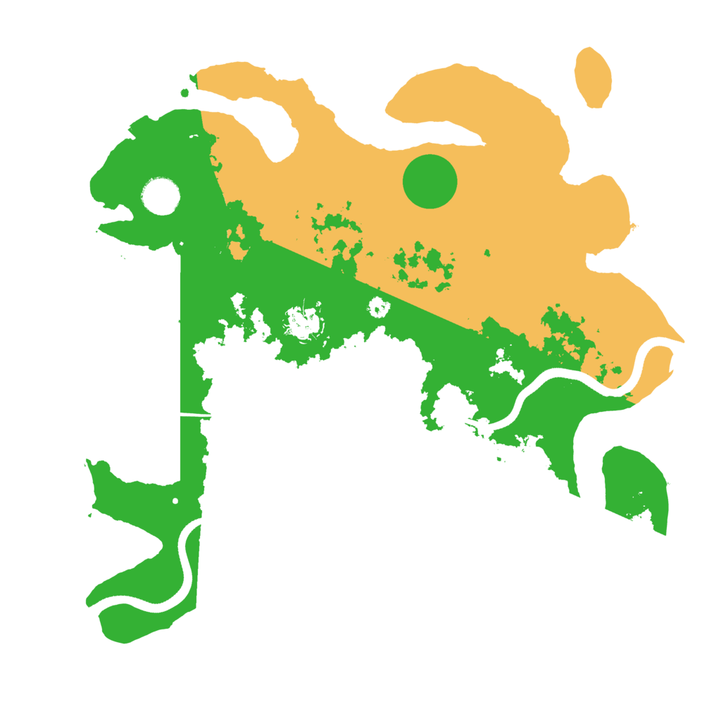 Biome Rust Map: Procedural Map, Size: 3500, Seed: 3874653