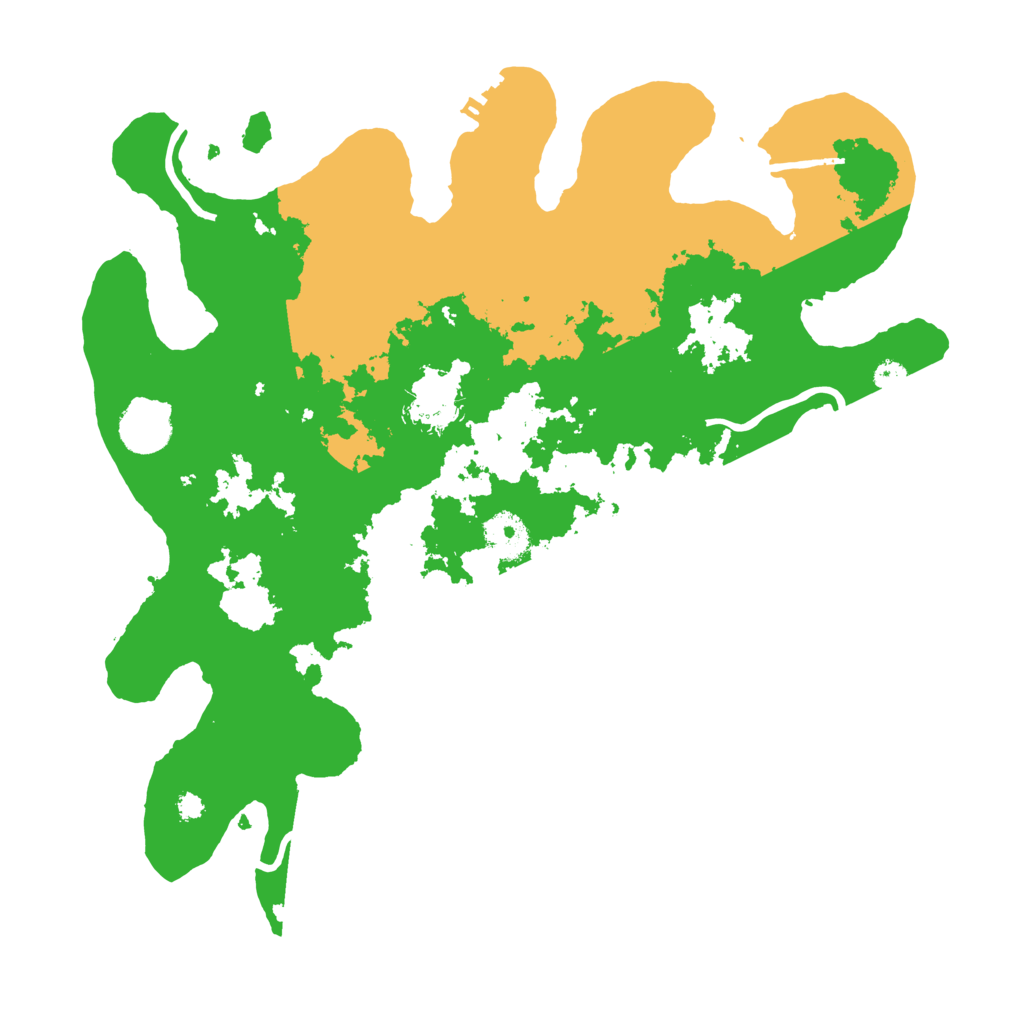 Biome Rust Map: Procedural Map, Size: 3500, Seed: 146044641