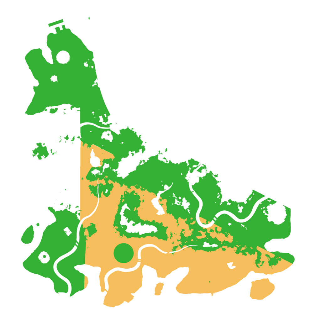 Biome Rust Map: Procedural Map, Size: 4250, Seed: 562686