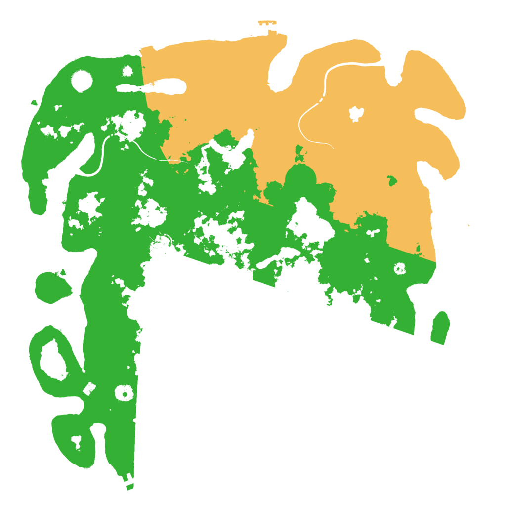 Biome Rust Map: Procedural Map, Size: 4250, Seed: 3227555