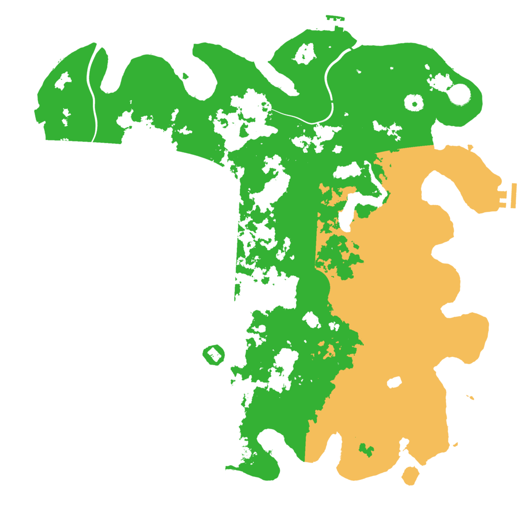 Biome Rust Map: Procedural Map, Size: 4250, Seed: 1216387