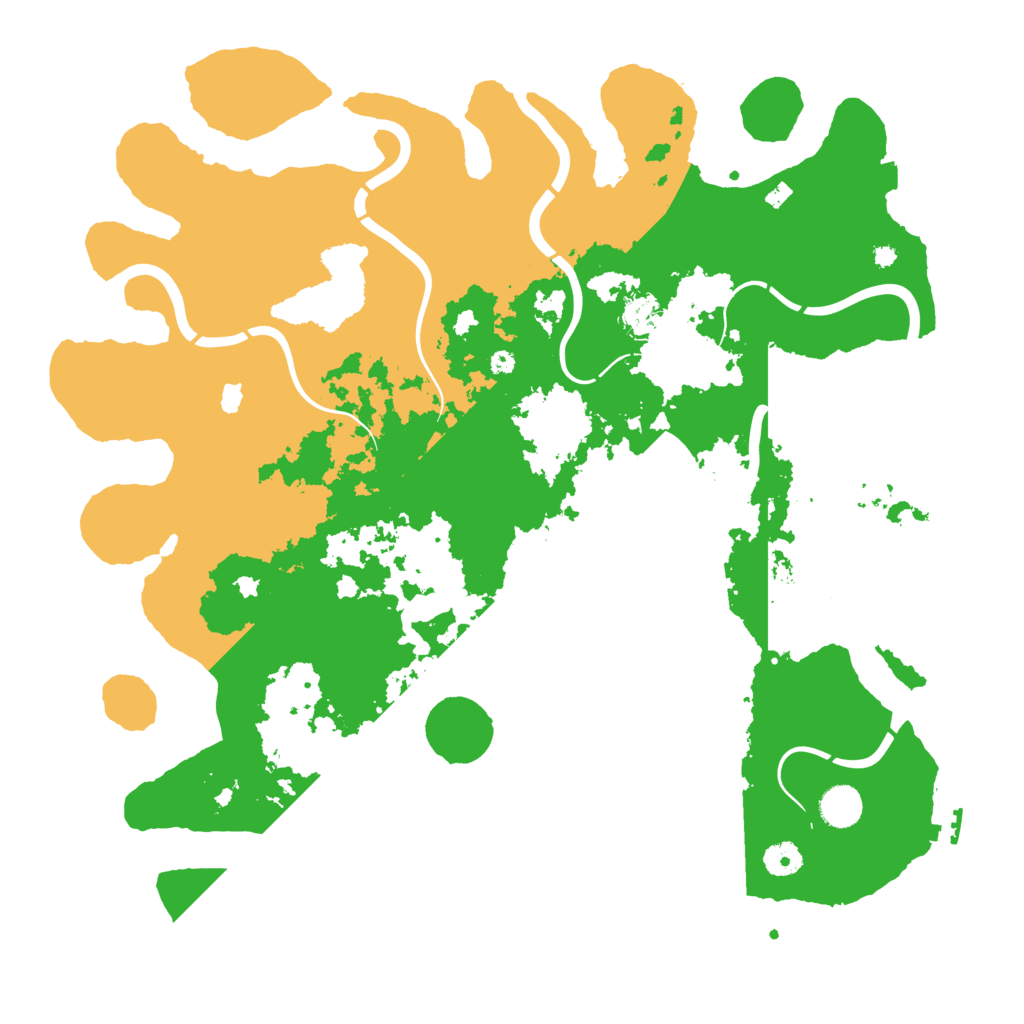 Biome Rust Map: Procedural Map, Size: 4250, Seed: 520362