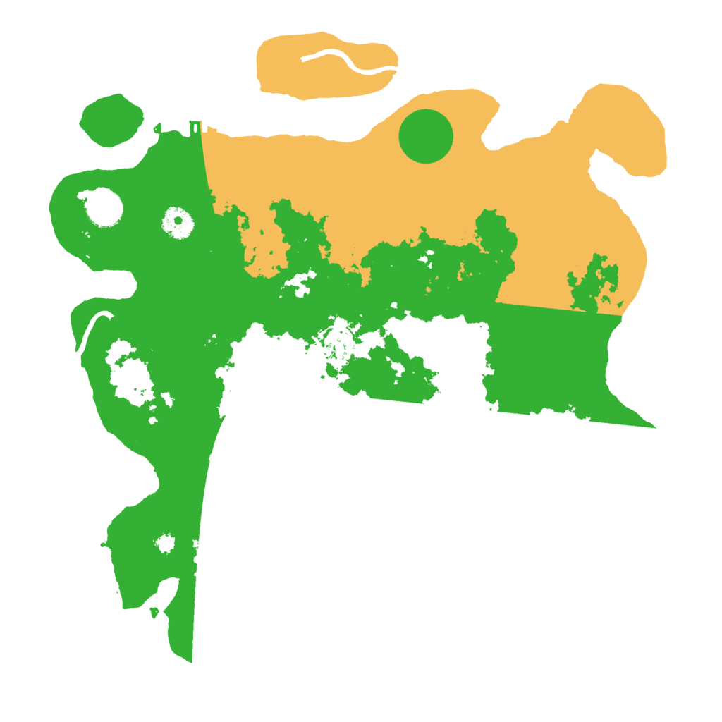 Biome Rust Map: Procedural Map, Size: 3500, Seed: 220421004