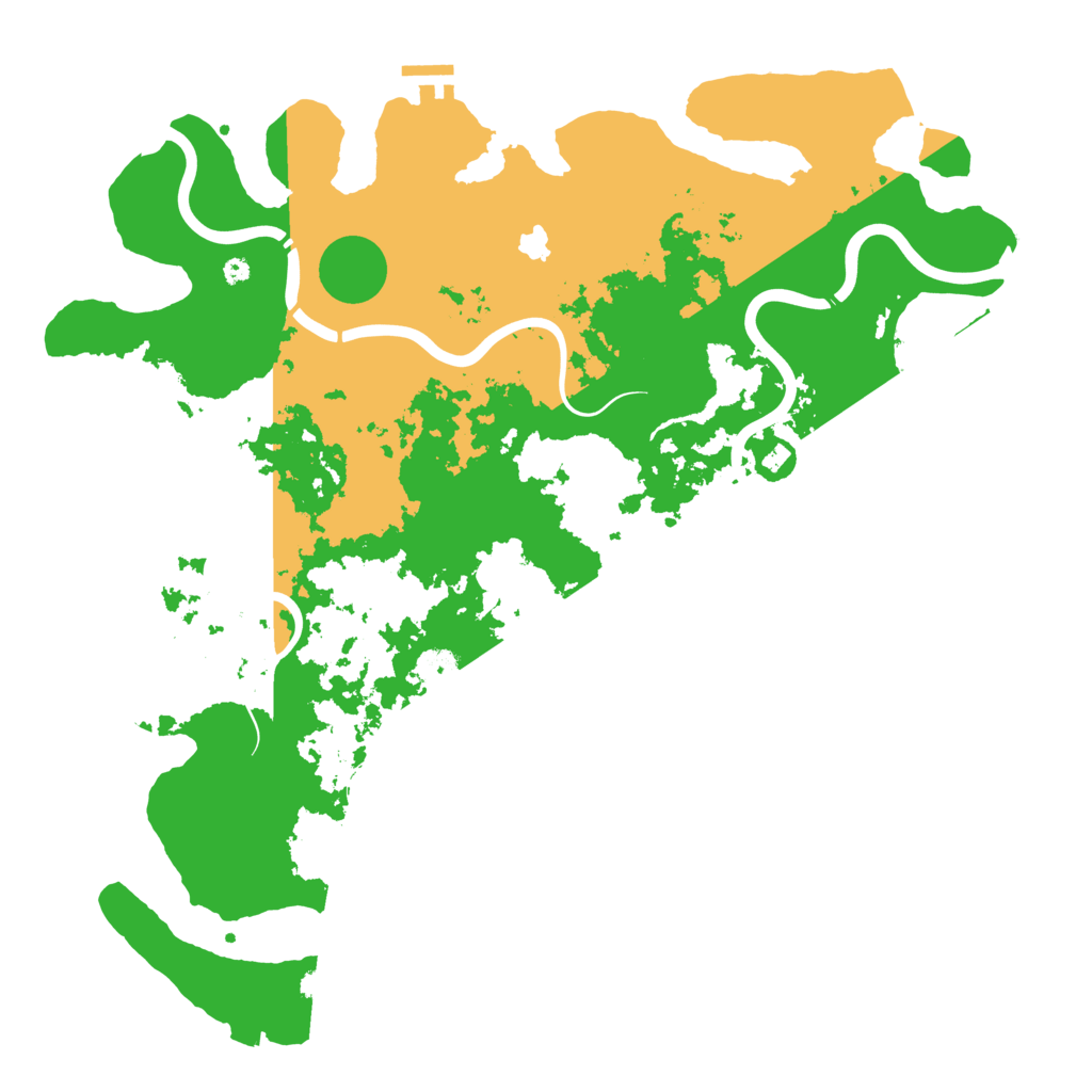 Biome Rust Map: Procedural Map, Size: 4250, Seed: 1240042