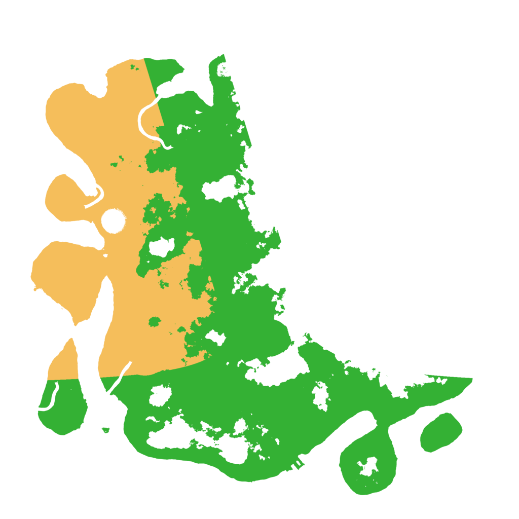 Biome Rust Map: Procedural Map, Size: 3750, Seed: 56418