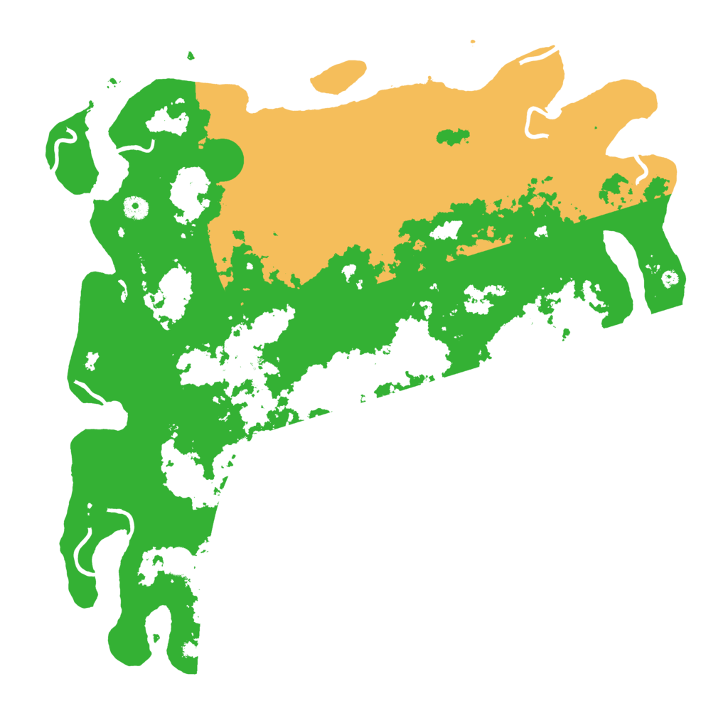 Biome Rust Map: Procedural Map, Size: 4500, Seed: 4726273