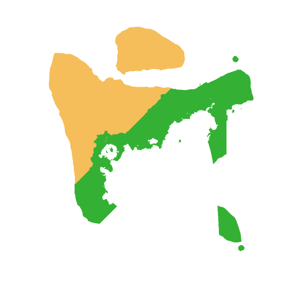 Biome Rust Map: Procedural Map, Size: 2000, Seed: 1879008140