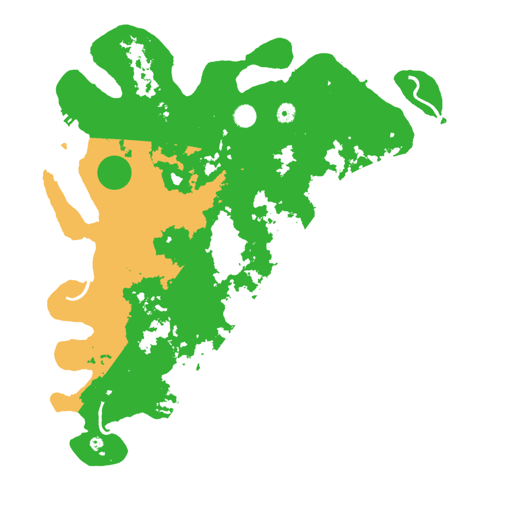 Biome Rust Map: Procedural Map, Size: 3950, Seed: 616508463