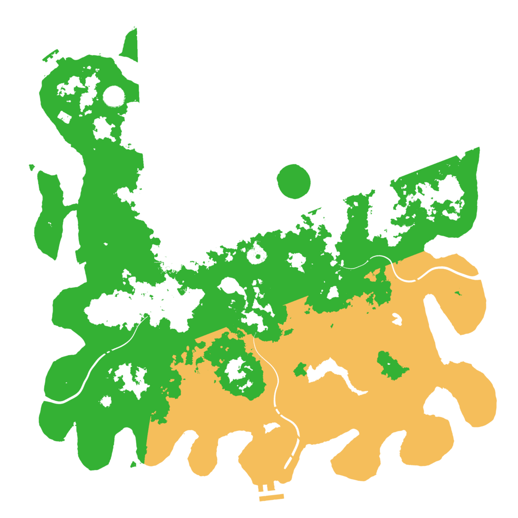 Biome Rust Map: Procedural Map, Size: 4250, Seed: 2809139