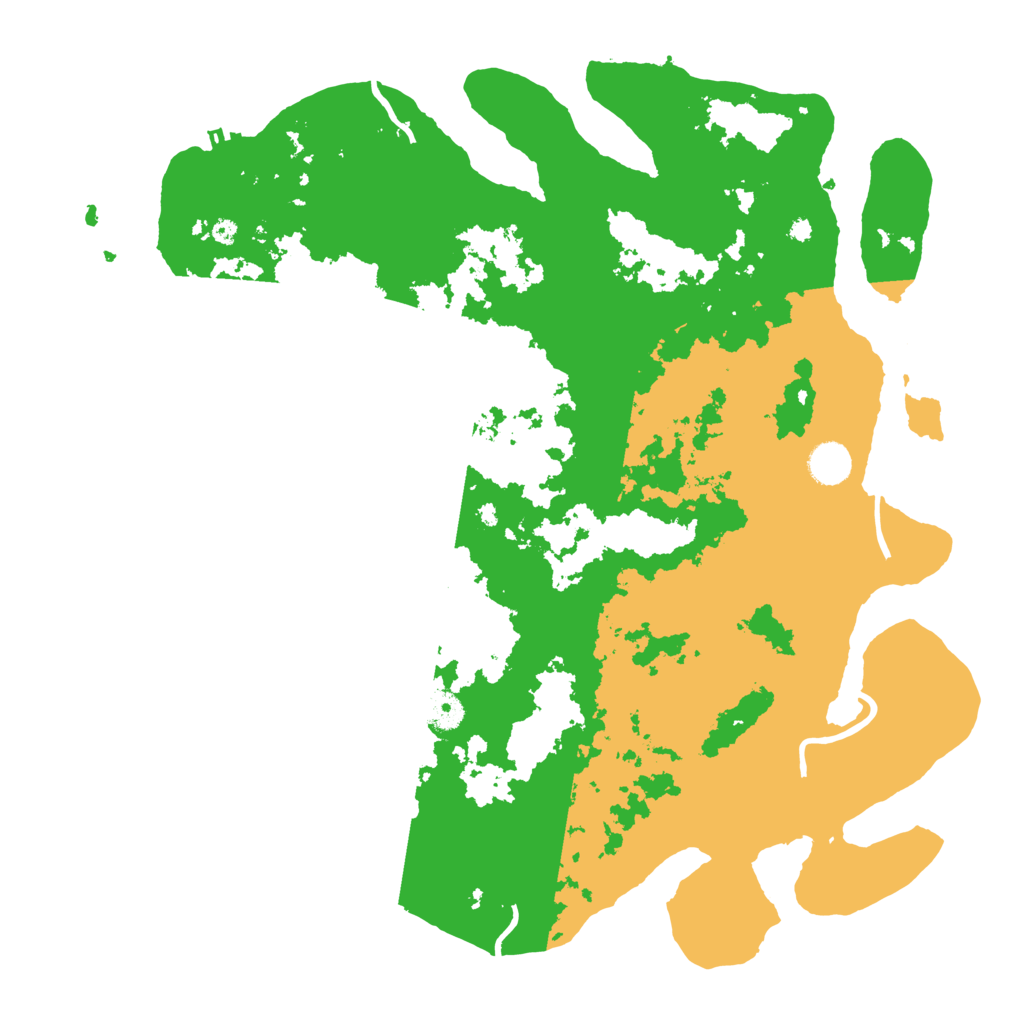 Biome Rust Map: Procedural Map, Size: 4200, Seed: 135257146