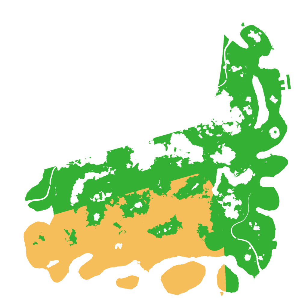 Biome Rust Map: Procedural Map, Size: 4250, Seed: 1866411