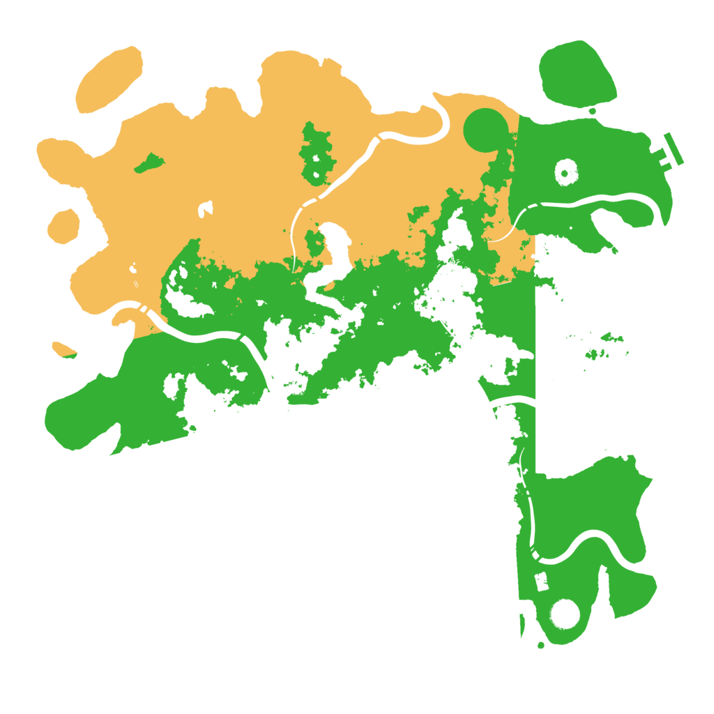 Biome Rust Map: Procedural Map, Size: 4250, Seed: 5461557
