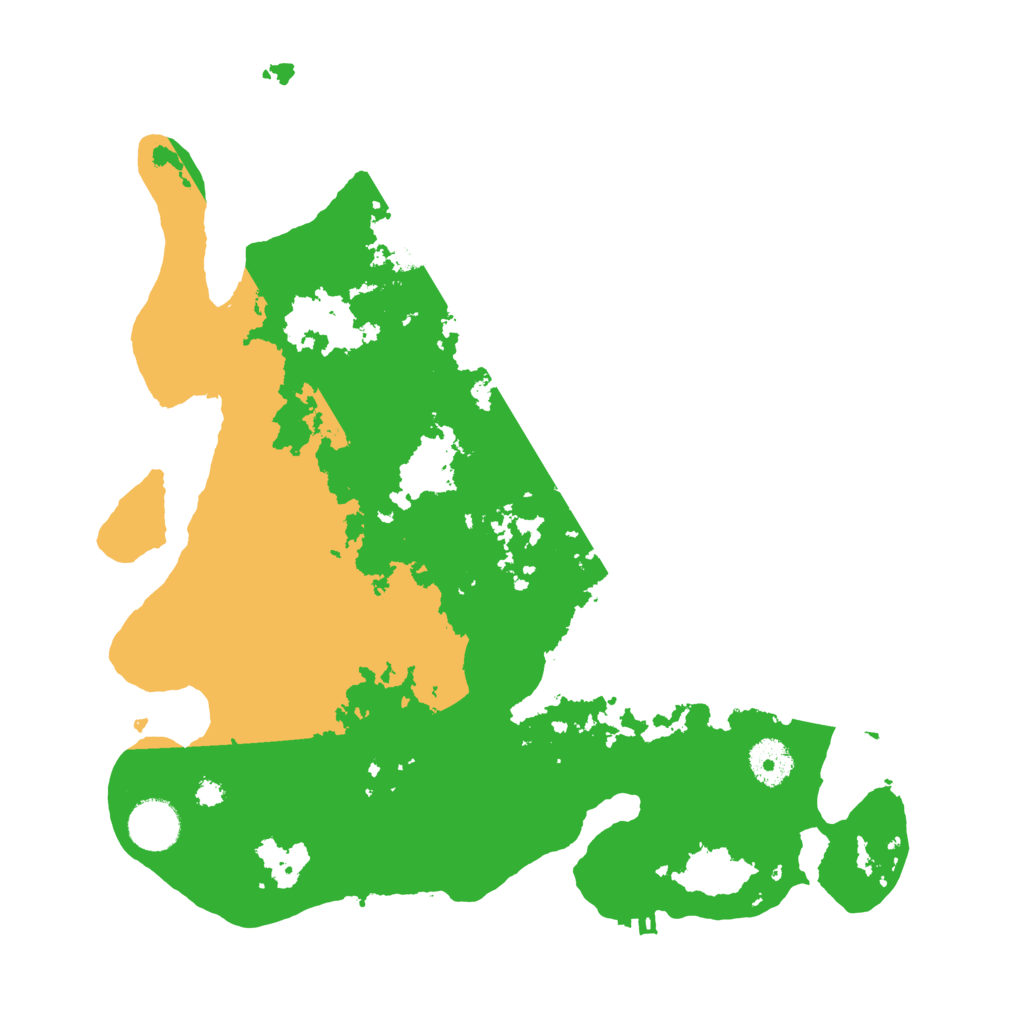 Biome Rust Map: Procedural Map, Size: 3500, Seed: 48178454