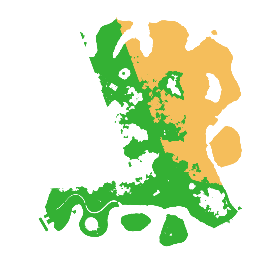 Biome Rust Map: Procedural Map, Size: 3500, Seed: 716