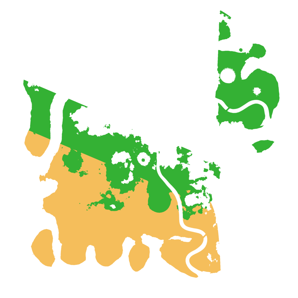 Biome Rust Map: Procedural Map, Size: 3500, Seed: 17011095