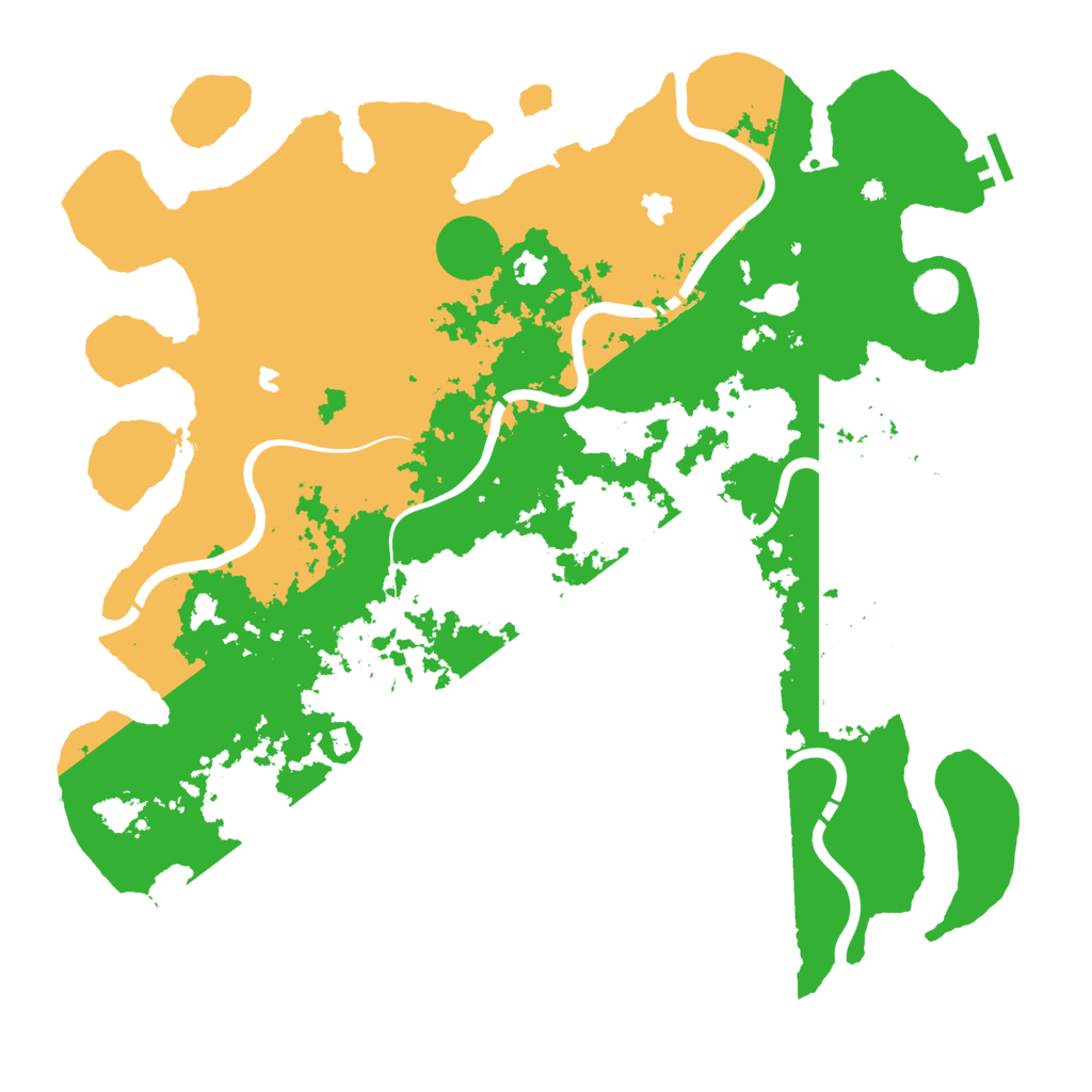 Biome Rust Map: Procedural Map, Size: 4500, Seed: 2883751