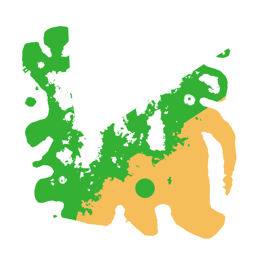 Biome Rust Map: Procedural Map, Size: 3500, Seed: 6829310