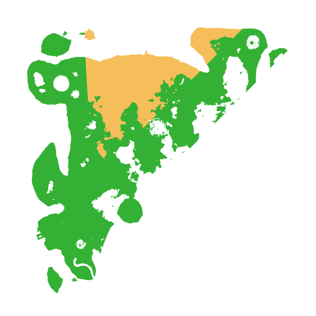 Biome Rust Map: Procedural Map, Size: 3500, Seed: 531853