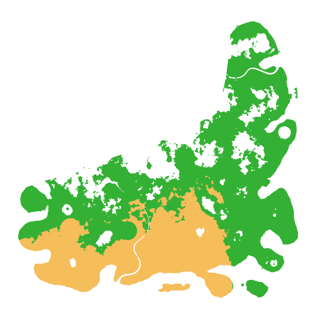Biome Rust Map: Procedural Map, Size: 4500, Seed: 648252