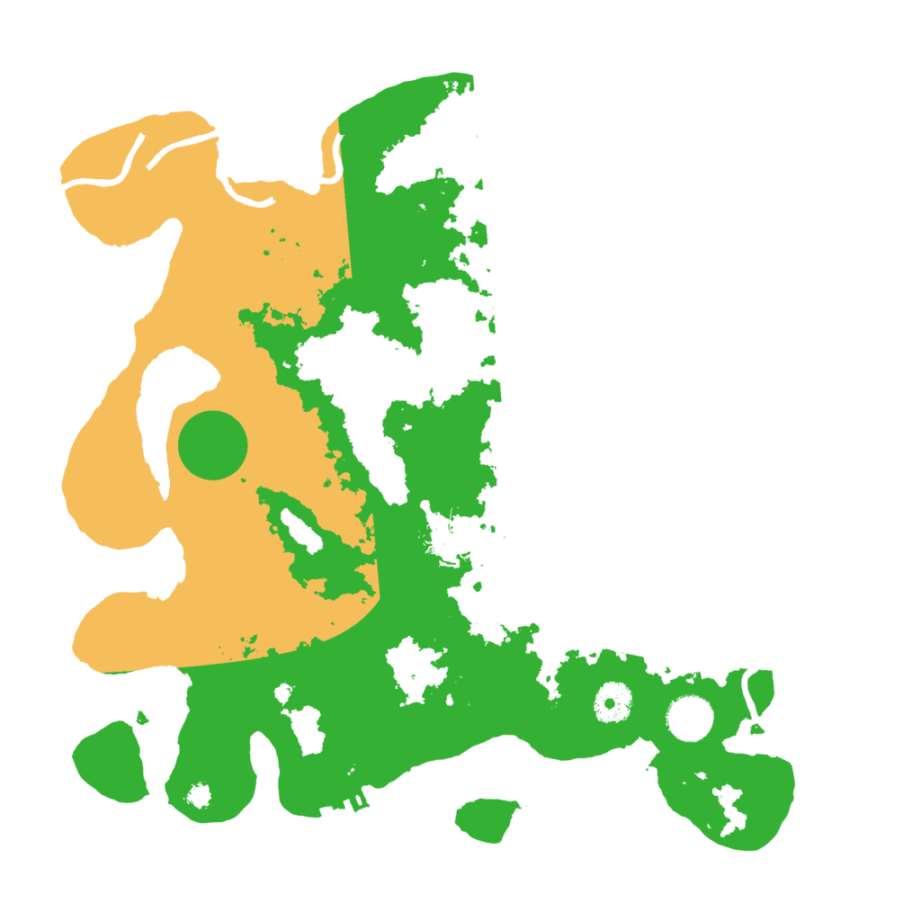 Biome Rust Map: Procedural Map, Size: 3500, Seed: 366