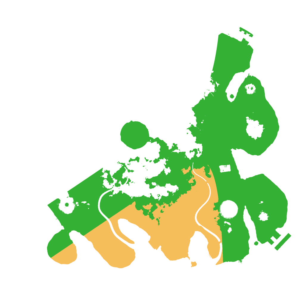 Biome Rust Map: Procedural Map, Size: 3000, Seed: 583177960