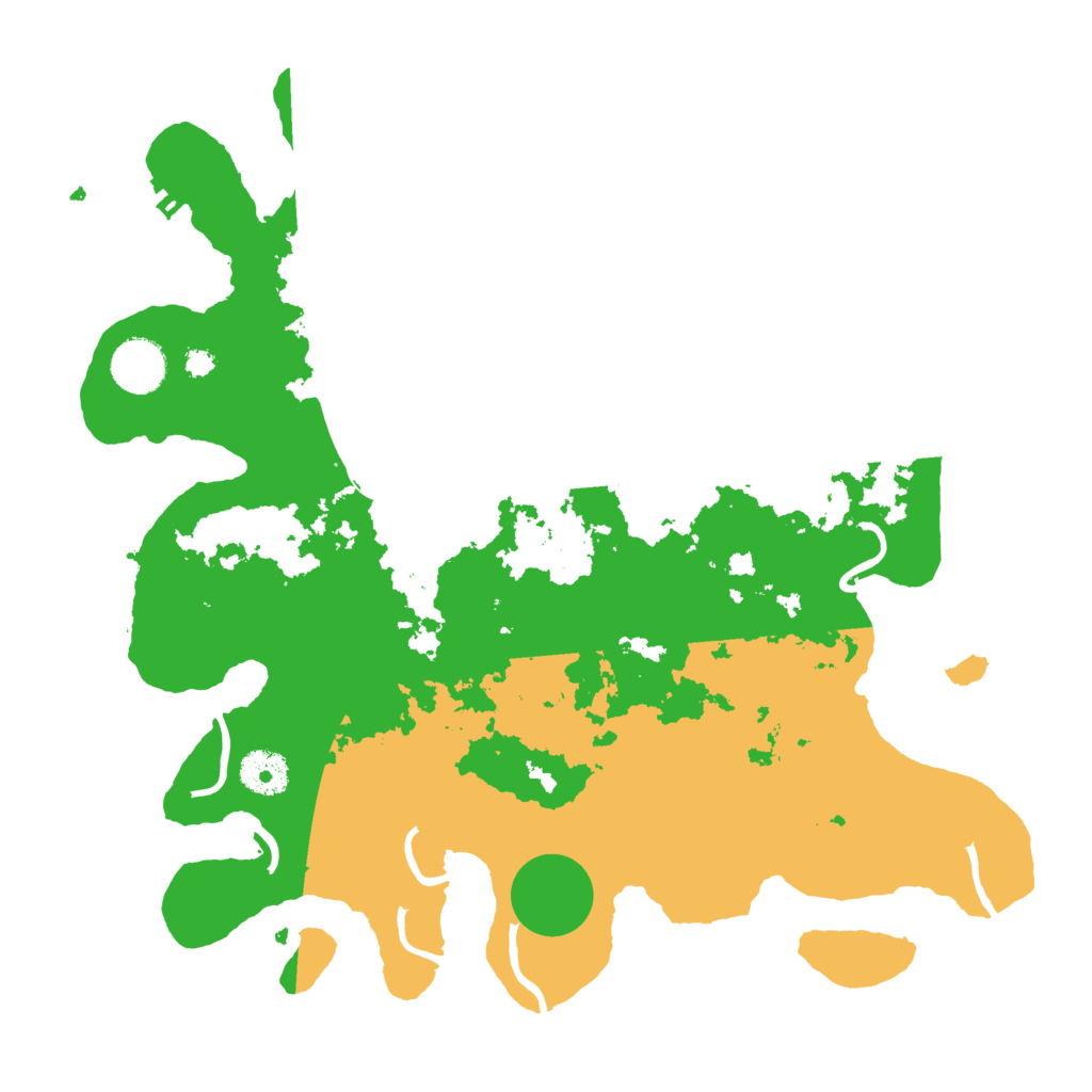 Biome Rust Map: Procedural Map, Size: 3500, Seed: 85479