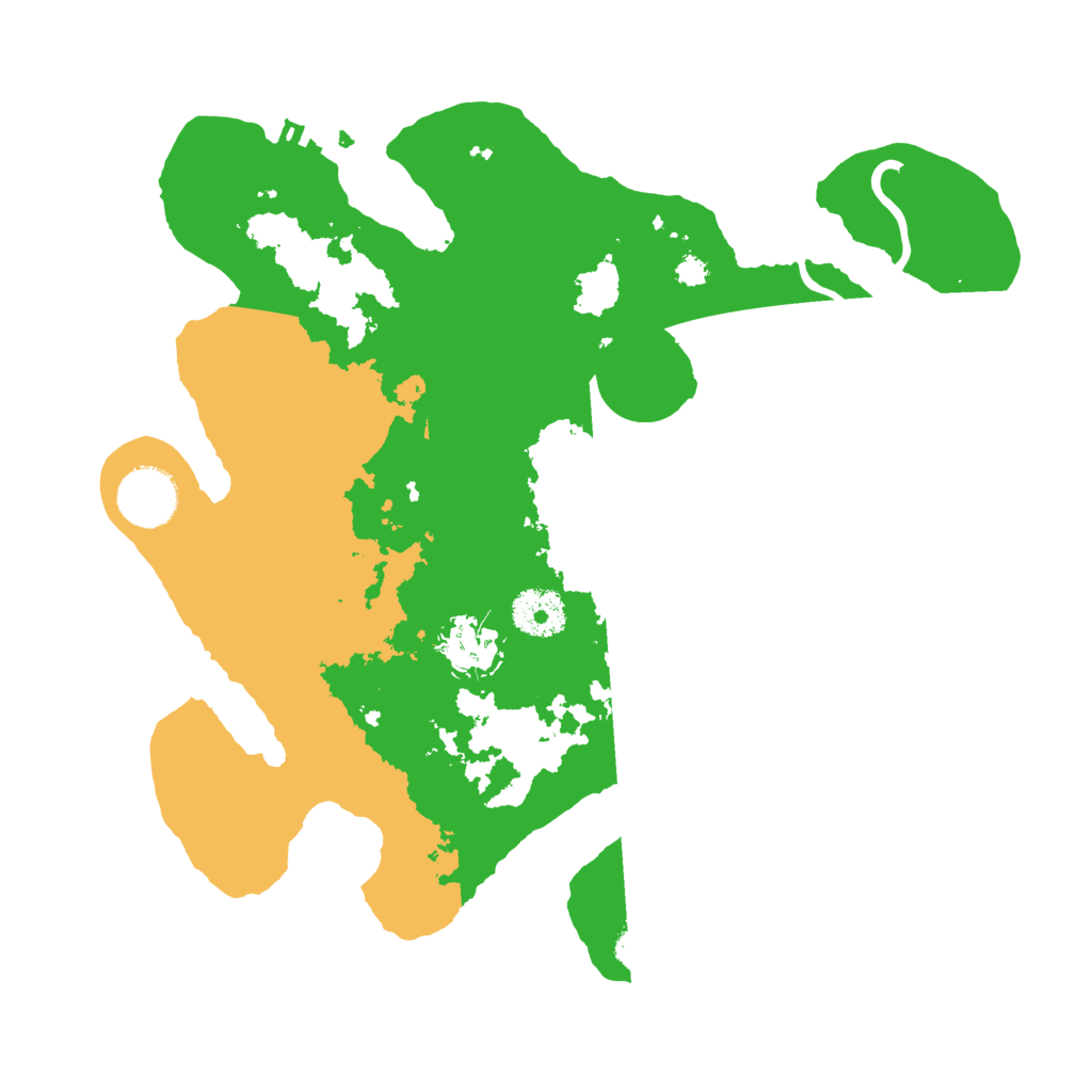 Biome Rust Map: Procedural Map, Size: 3200, Seed: 6169451