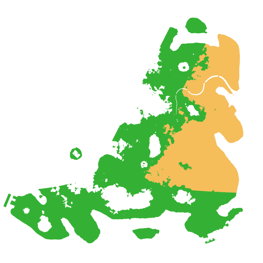 Biome Rust Map: Procedural Map, Size: 3850, Seed: 2073214895