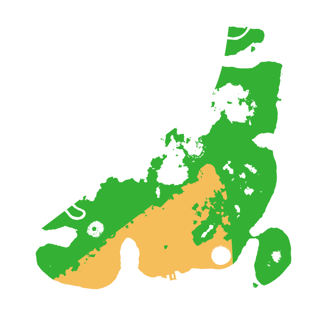 Biome Rust Map: Procedural Map, Size: 3000, Seed: 44321