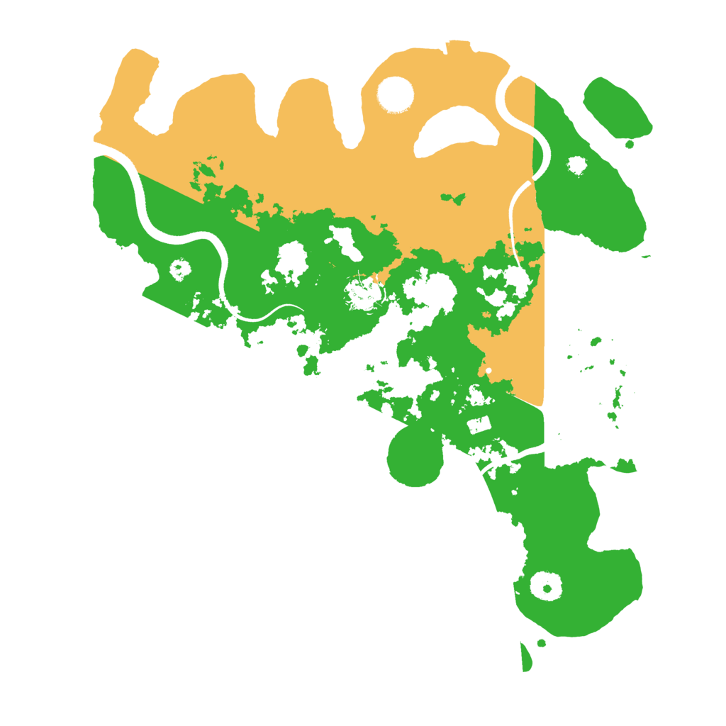 Biome Rust Map: Procedural Map, Size: 3500, Seed: 2992732