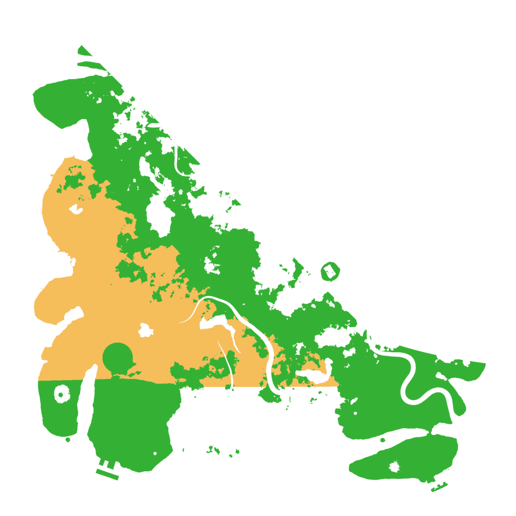 Biome Rust Map: Procedural Map, Size: 4500, Seed: 123022713