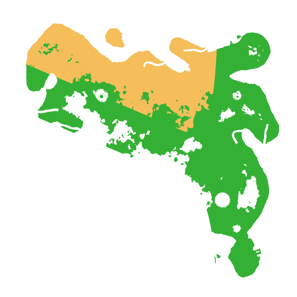 Biome Rust Map: Procedural Map, Size: 3500, Seed: 12511244
