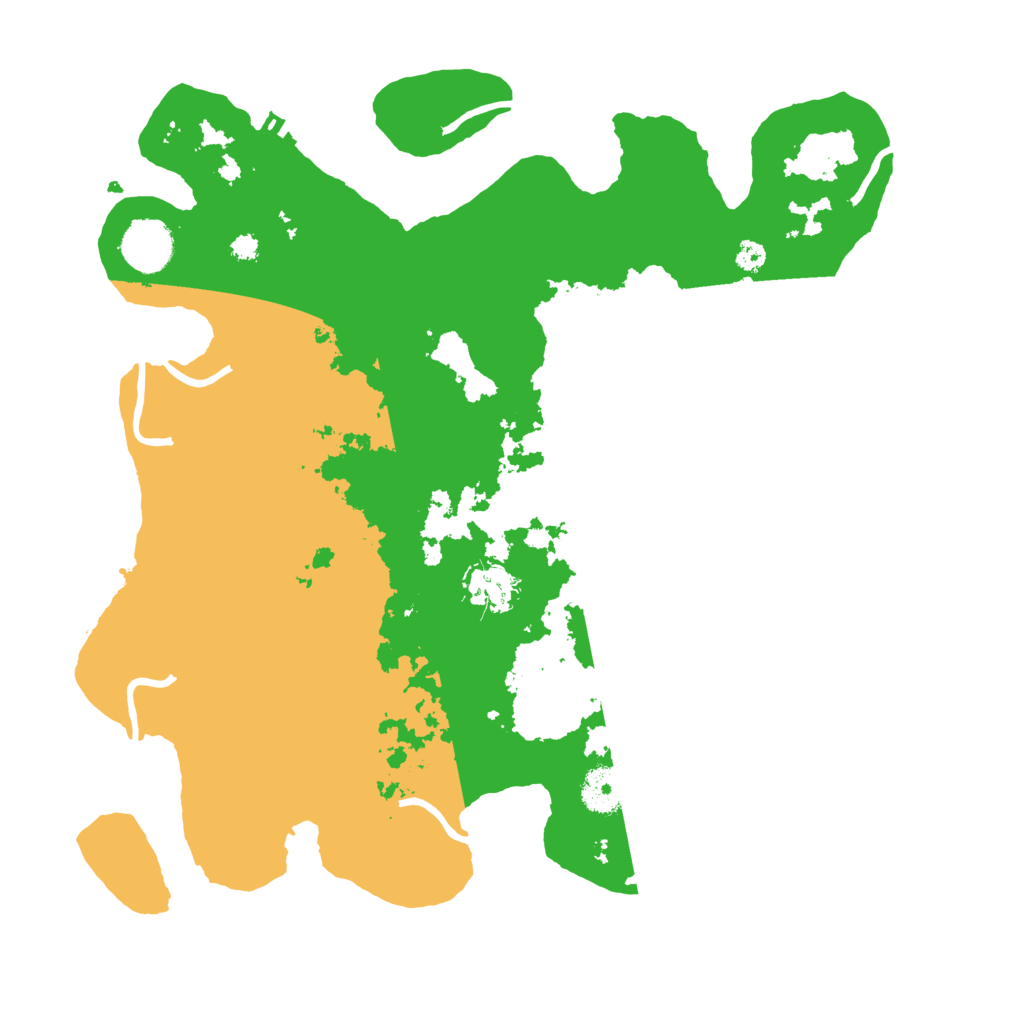 Biome Rust Map: Procedural Map, Size: 3500, Seed: 3457015