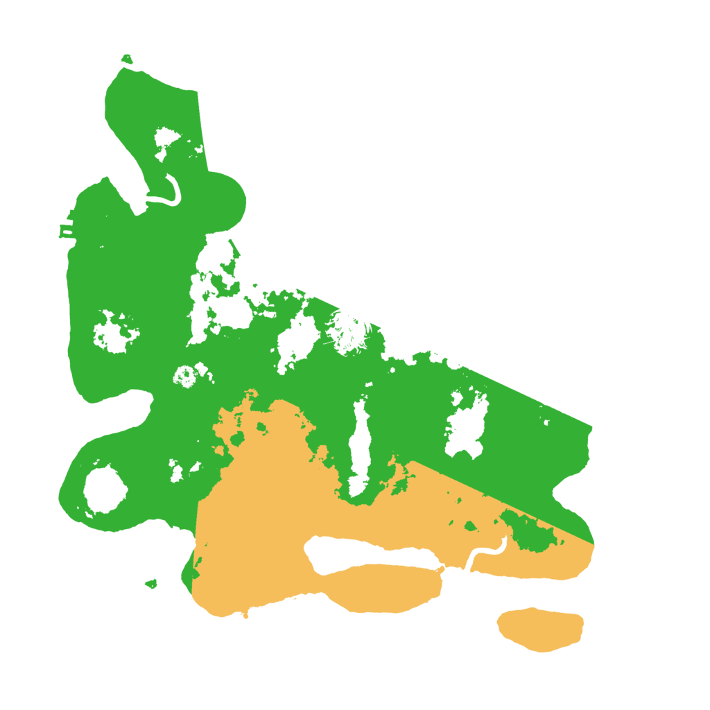 Biome Rust Map: Procedural Map, Size: 3250, Seed: 5561095