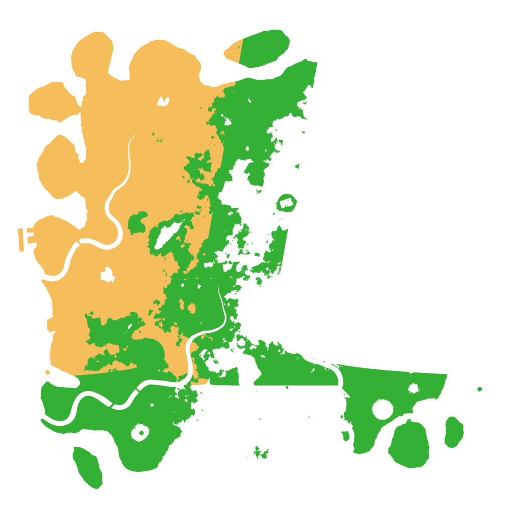 Biome Rust Map: Procedural Map, Size: 4500, Seed: 345602