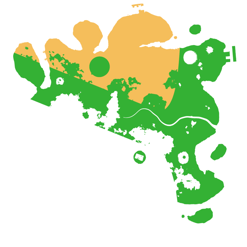 Biome Rust Map: Procedural Map, Size: 3200, Seed: 2685835