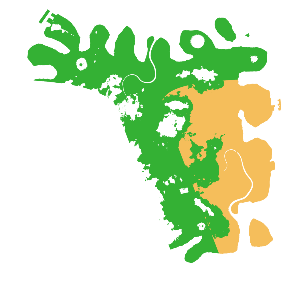 Biome Rust Map: Procedural Map, Size: 3800, Seed: 530175170