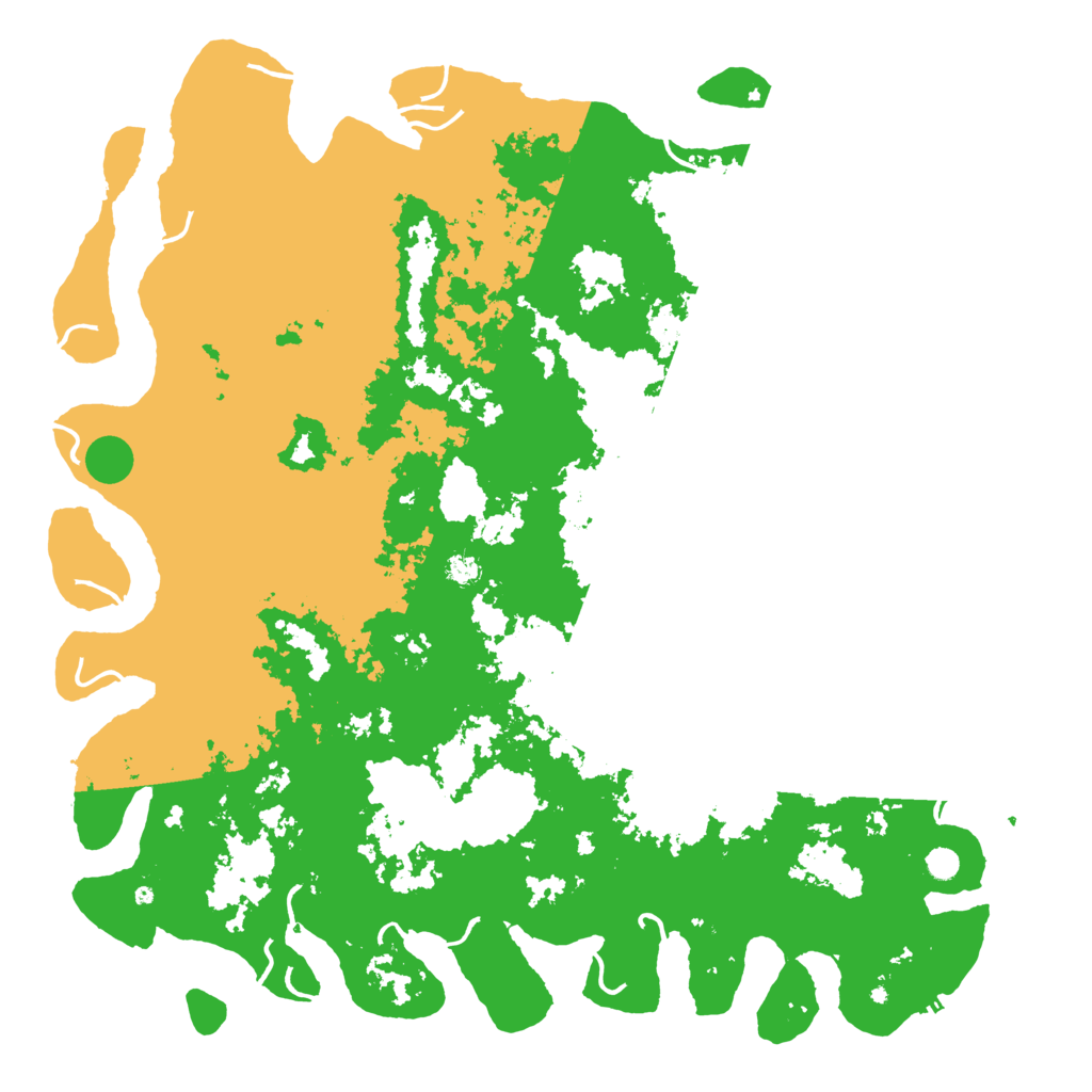 Biome Rust Map: Procedural Map, Size: 6000, Seed: 636104